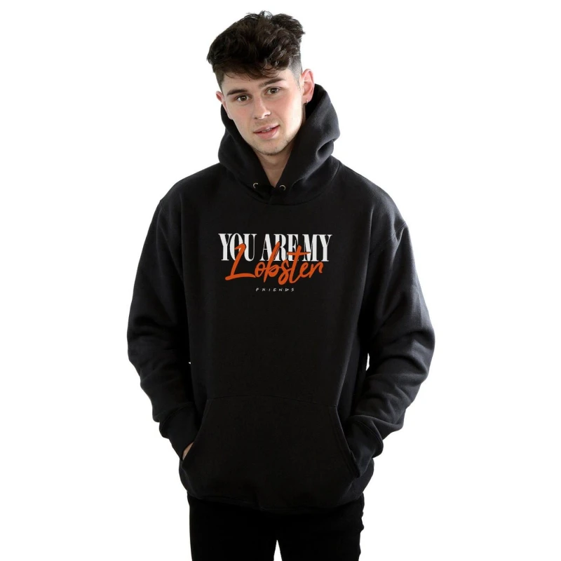 Image of Friends Friends Men Lobster Soul Mates Hoodie in Black Size: Small Black S Male 5059114262861