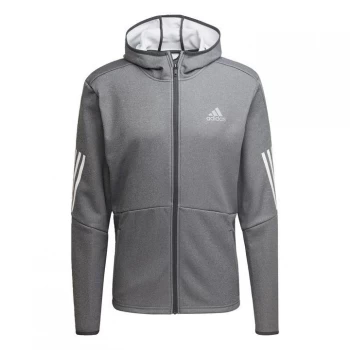 Image of adidas Full-Zip Hoodie Mens - Dgh Solid Grey