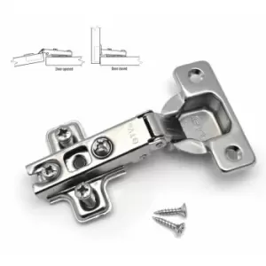 Image of Kitchen Cabinet Door Full Overlay Hinge 35mm with Screws - Pack of 30