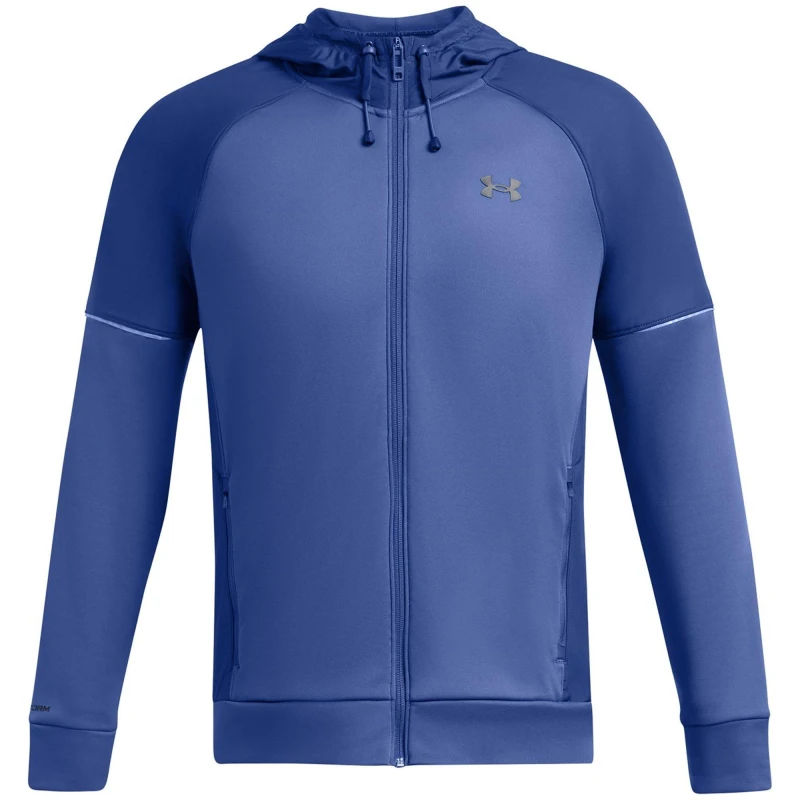 Image of Under Armour Mens Storm Full-Zip Performance Hoodie Blue male XS
