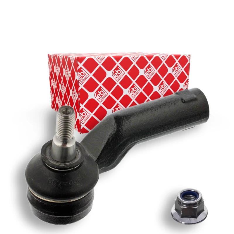 Image of FEBI BILSTEIN 34480 Track rod end OE Turbo NEW, Front Axle Left Steel Tie Rod End (914)