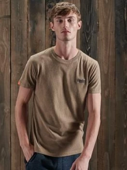Image of Superdry Orange Label Vintage T Shirt, Tan Size M Men