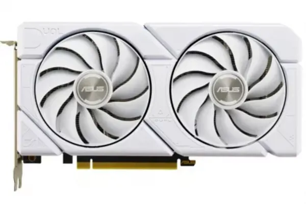 image of Asus DUAL EVO Nvidia RTX 4060 8GB GDDR6 OC Graphics Card - DUAL-RTX4060-O8G-EVO-WHITE