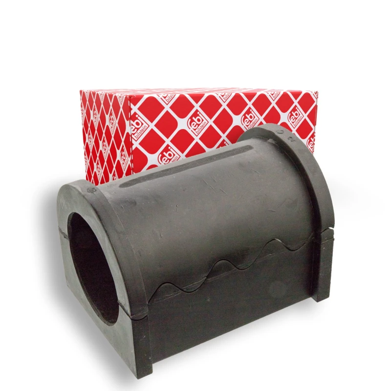 Image of FEBI BILSTEIN 09220 Stabilizer Bushes inner, Rubber Rubber Anti-roll Bar Bush Kit (1334)