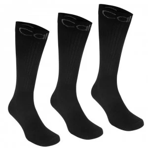 Image of Calvin Klein 3 Pack Sport Crew Socks - Black