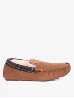 Image of Barbour Monty Slippers, Camel, Size 12, Men