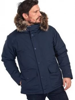 Image of Barbour Gremble Parka - Navy Size M Men