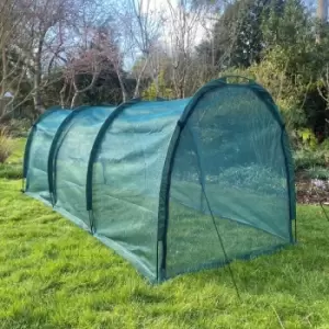 Image of Pro Gro' Net Grow Tunnel Cloche & Plant Cover - 3m long x 1.5m wide x 1.5m high