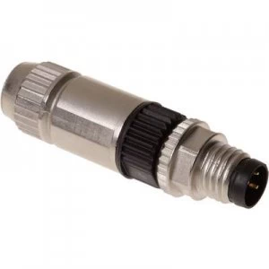 image of Sensor actuator connector M8 Plug straight No. of pins RJ 3