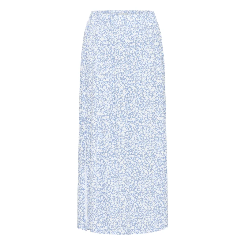 Image of Ichi Womens skirt Ichi Marrakeck Aop 10 Bleu Female L 20122998-202930