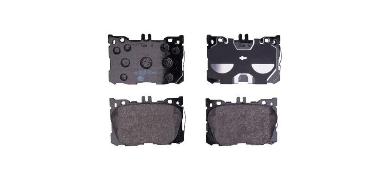Image of HELLA Brake pad set HELLA 8DB 355 031-701