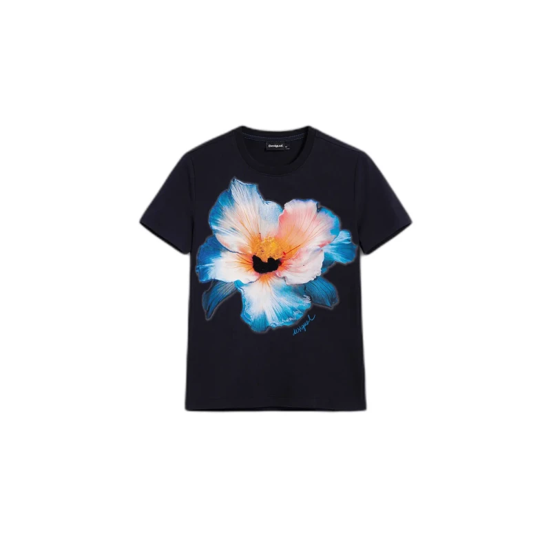 Image of Desigual Womens T-Shirt Desigual Estocolmo Bleu Female S