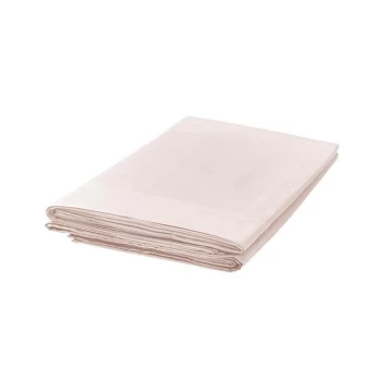 Image of Bedeck of Belfast Fine Linens 300TC Plain Dye Flat Sheet - TUBEROSE