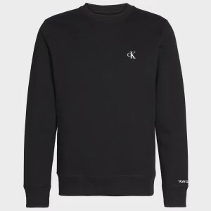 Image of CK Jeans Mens Essential Crewneck Sweatshirt - CK Black - XXL
