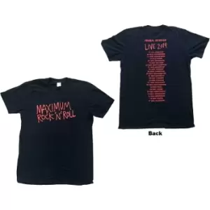 Image of Primal Scream - Maximum RnR Unisex X-Small T-Shirt - Black