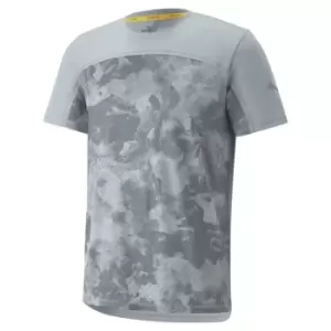 image of Puma Graphic Short Sleeve T Shirt Mens - Grey