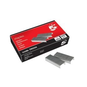 Image of 5 Star Office Staples 266 Pack of 5000