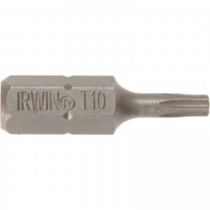 image of Irwin Torx Screwdriver Bit T10 25mm Pack of 10