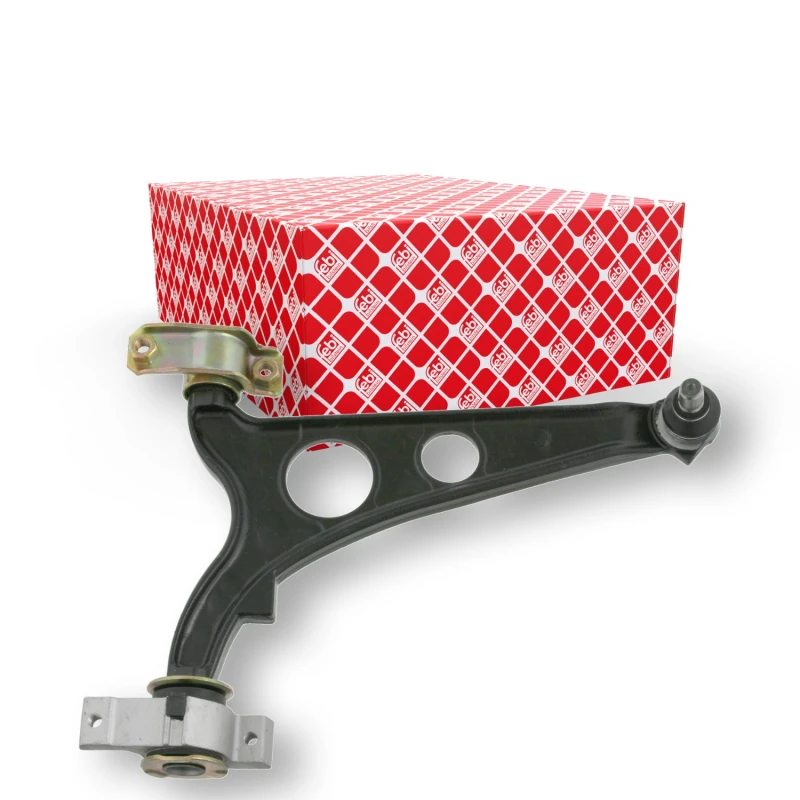 Image of FEBI BILSTEIN 17993 Suspension arm Control Arm, Cast Steel, Lower, with ball joint, with rubber mounts Cast Steel Track Control Arm (273)