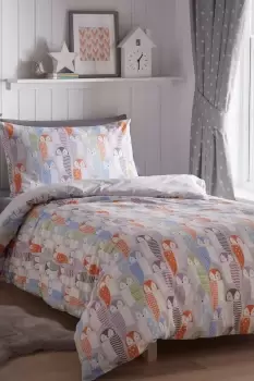 Image of Owls Duvet Cover Set