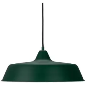 image of Dyberg Larsen Raw Dome Pendant Ceiling Light Dark Green