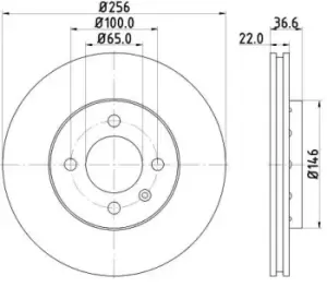 Image of VAICO Brake disc V10-80122 Brake rotor,Brake discs VW,SKODA,SEAT,up! Schragheck (121, 122, BL1, BL2),load up! Kastenwagen (121, 122, BL1, BL2),CITIGO
