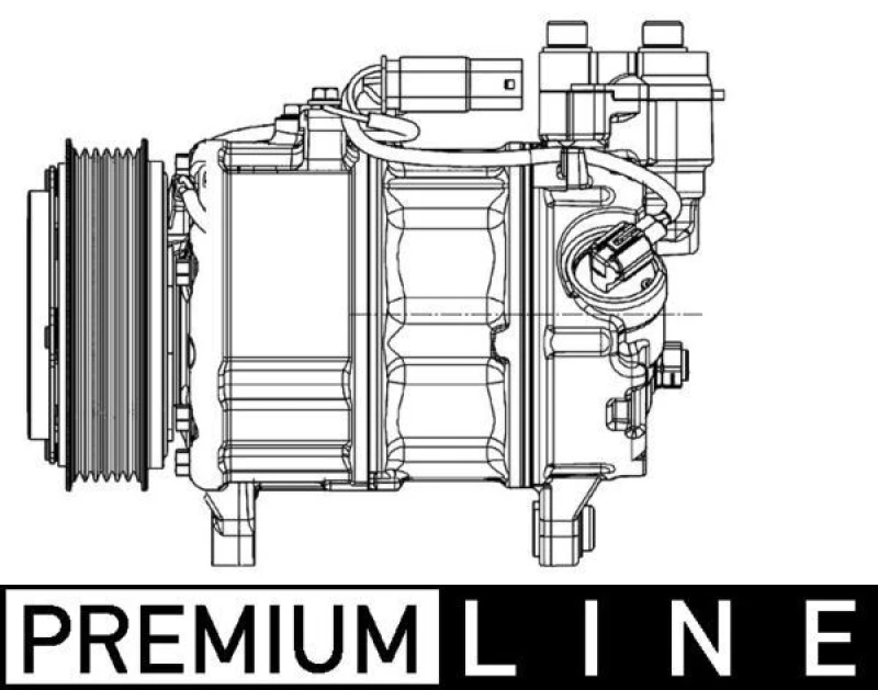 Image of Air conditioning compressor MAHLE ACP 599 000P