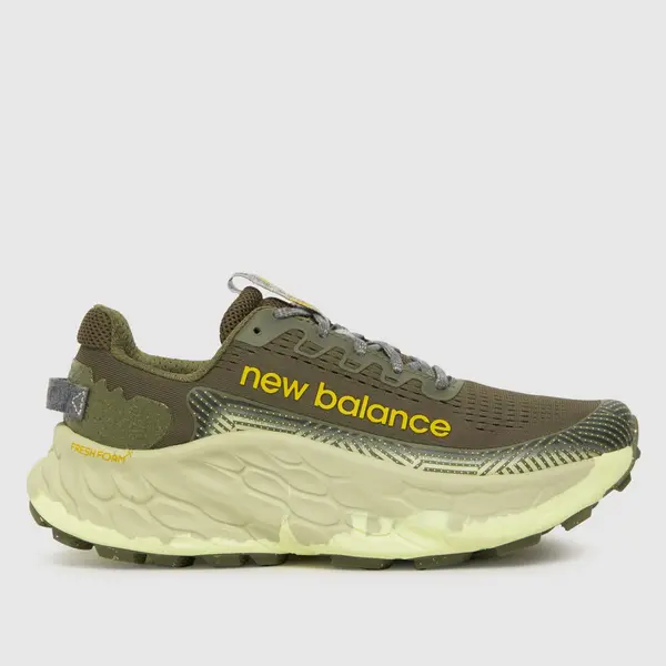 Image of New Balance fresh foam x more trail v3 trainers in khaki Khaki UK 7