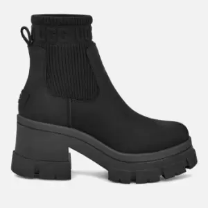 Image of UGG Womens Brooklyn Suede Heeled Chelsea Boots - UK 4