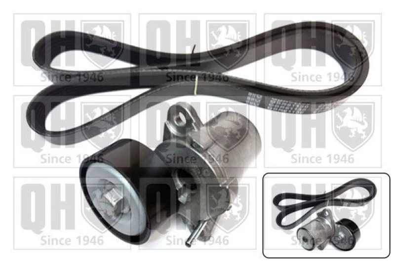 Image of QUINTON HAZELL V-Ribbed Belt Set QUINTON HAZELL QDK99