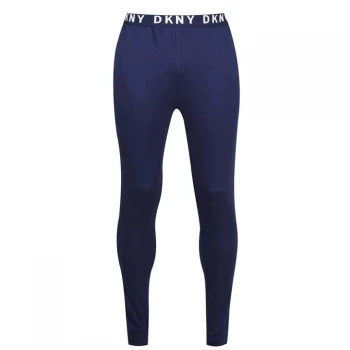 Image of DKNY Waist Band Logo Lounge Pants - Navy