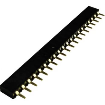 Image of Socket Terminal Strip Straight Number of pins 1 x 20