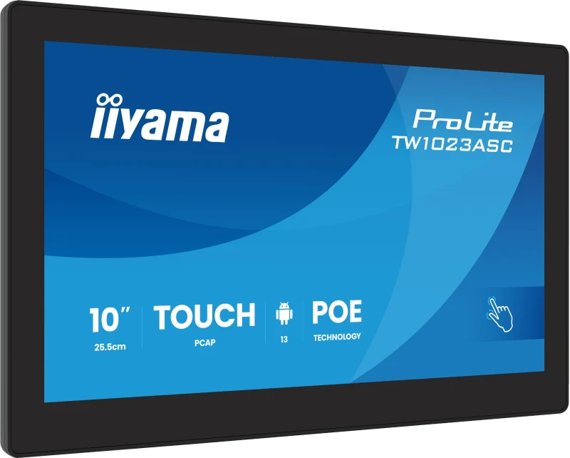 Image of iiyama TW1023ASC-B3P Signage Display Kiosk design 25.6cm (10.1")