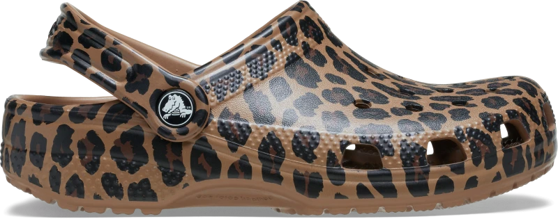 Image of Crocs Kids Toddler Classic Animal Clogs Sepia / Leopard C7