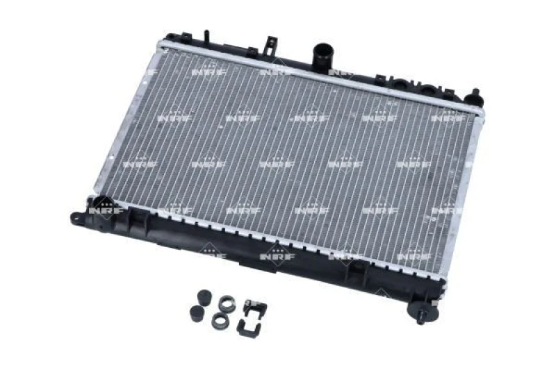 Image of NRF 55426 Engine radiator Brazed cooling fins, Aluminium, with mounting parts Aluminium Radiator,engine cooling (470)