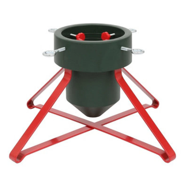 Image of Harbour Housewares Classic Real Christmas Tree Stand - 5.5" - Black Green