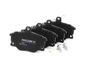 Image of RIDEX Brake pad set FIAT,ALFA ROMEO,LANCIA 402B0117 0060810239,5888153,5888575 5889089,5892730,5892733,5892735,5983924,5983948,5983950,5984031,6077760