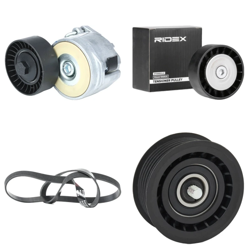 Image of RIDEX 542R0068 V-ribbed belt set V-Ribbed Belt Set (542)