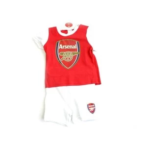 Image of Arsenal Short and Tee Sleep Set 9-12 Months