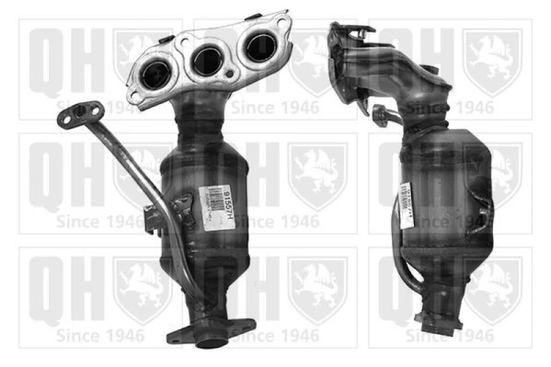 Image of QUINTON HAZELL Catalytic converter QUINTON HAZELL QCAT91557H