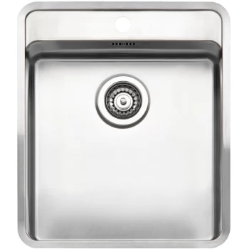 image of Reginox - Ohio Single Bowl Kitchen Sink Tapwing Stainless Steel Waste