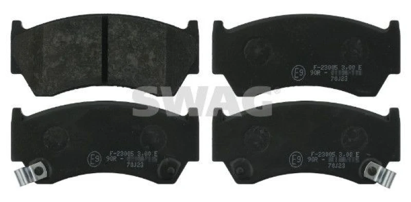 Image of Brake pad set SWAG 82 91 6267