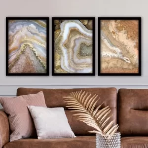 Image of 3SC04 Multicolor Decorative Framed Painting (3 Pieces)
