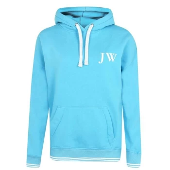 Jack Wills Lightly Logo Boyfriend Hoodie - Blue