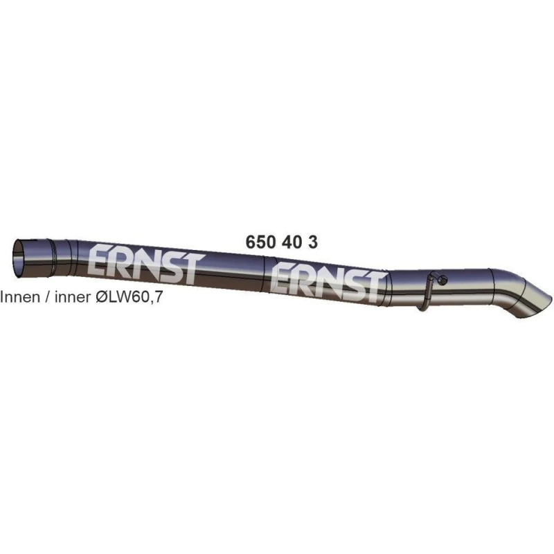 Image of ERNST 650403 Exhaust Pipe Rear Exhaust Pipe (17)