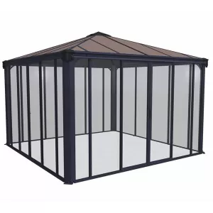Image of Palram Ledro Closed Gazebo 3600 - Grey