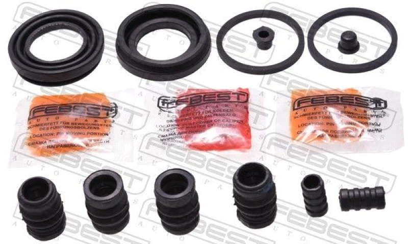 Image of FEBEST 0275-R51R Brake Caliper Repair Kit Rear Axle Repair Kit,brake caliper (405)