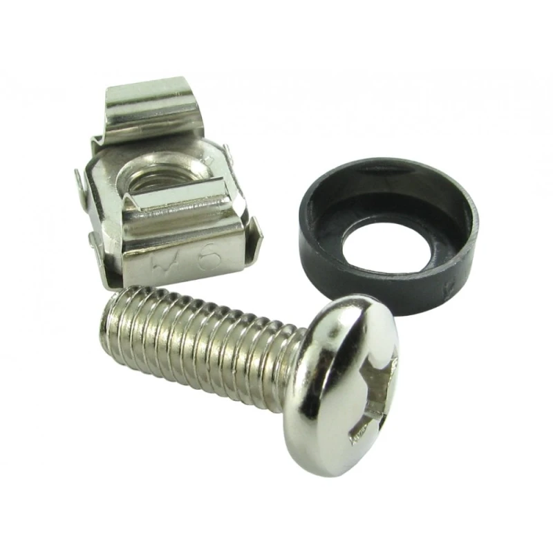 Image of Cables Direct CDL Pack of 10 M6 Cage Nuts Nick