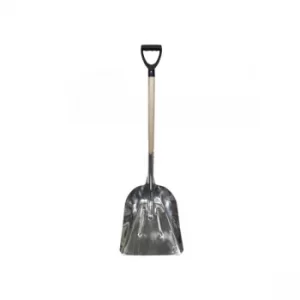 image of Faithfull FAIGRAIN Aluminium Grain Shovel Wood Handle