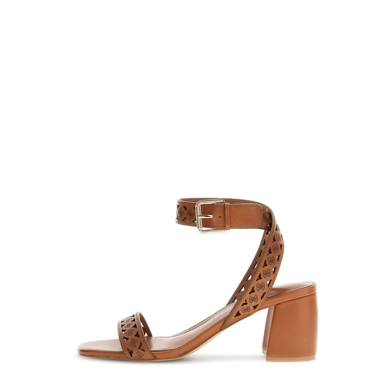 Image of Guess Womens heeled sandals Guess Gastine2 Marron Female 37
